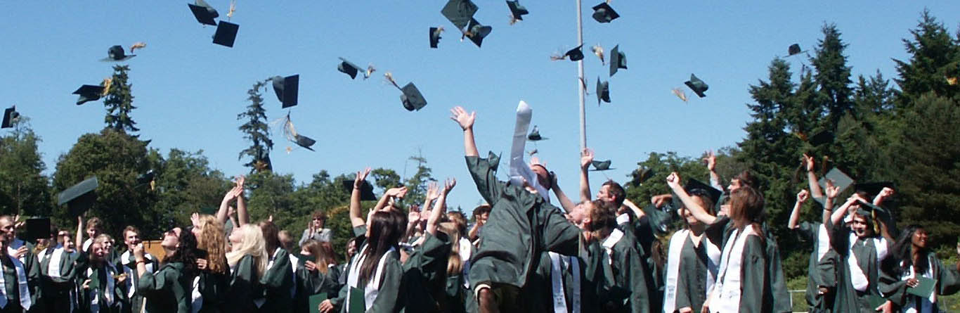 Graduates celebrating